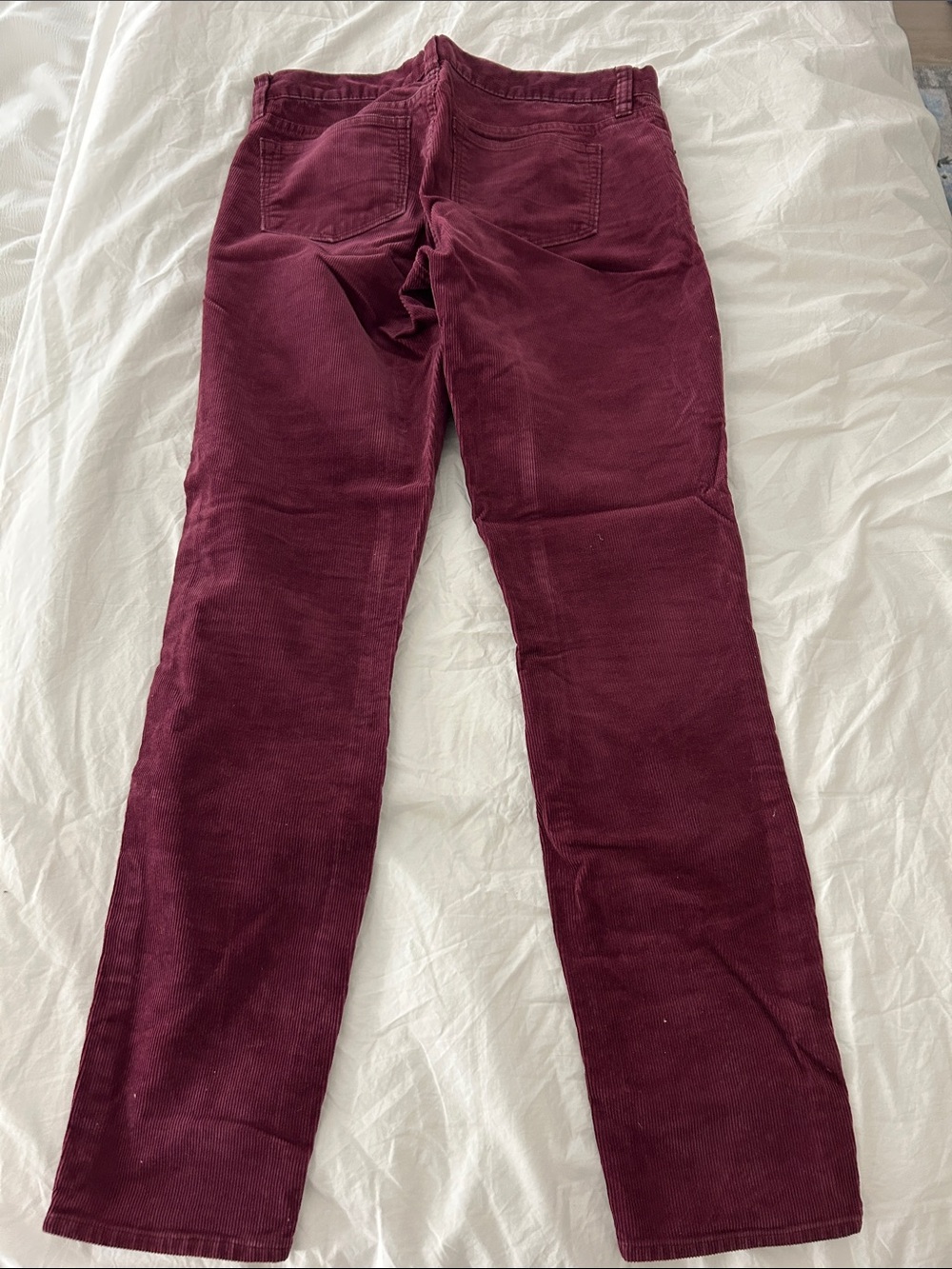 J. Crew Straight-Leg Corduroy Pants in Wine - Picture 3 of 3